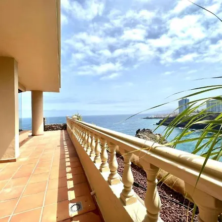 Three Bedroom With Sea View,near The Beach, Heated Pool Y Free Wifi In All Common Areas Apartmán Los Realejos